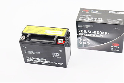 Аккумулятор 12V6,5Ah YB6,5L-BS(MF) кислотный (L140*W65*H100mm)
