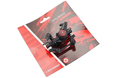 Тормозной суппорт задний (F180/R160мм), чёрный DSC-730R