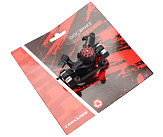 Тормозной суппорт передний (F160/R140мм), чёрный DSC-730F