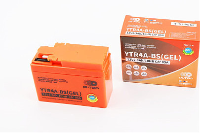 Аккумулятор 12V2,3Ah YTR4A-BS GEL (L115*W49*H85mm) "таблетка-Honda"
