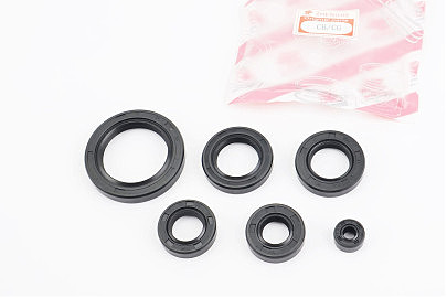 Сальники к-кт 6шт (6,5x14,5x7; 14x28x7; 16x28x7; 20x34x7; 22x35x7; 34x50x7) двигателя, CB/CG