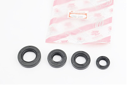 Сальники к-кт 4шт (12x20x5; 14x28x7; 20x34x7; 16x28x7) двигателя, CBВ-250cc