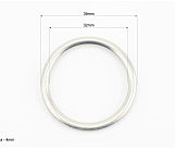 Прокладка глушника 39*32мм із металу