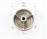 Крышка стартера + манжет СВ/CG, тип. 1