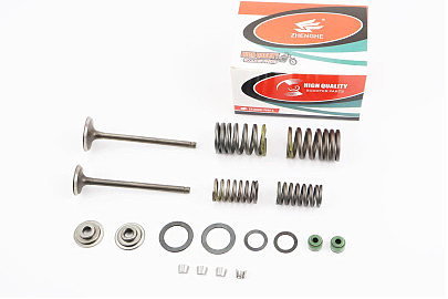 Клапанний рем. к-кт (пружини, сухарі, сальники, клапана) CB125cc