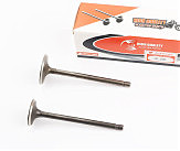 Клапана выпускной (НЕМАГНИТный) (h-88.5; d-27), впускной (h-88.5; d-31,5) к-кт 2шт CB-150/200cc