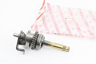 Вал кикстартера в сборе (шестерня, пружина) CB250