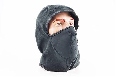 Подшлемник зимний (балаклава) Чёрный