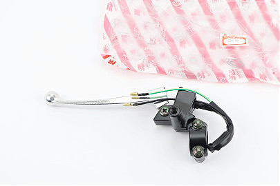 Рычаг руля левый с креплением под зеркало (М8 правая) GY6 50-100, ХРОМ