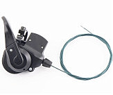 Переключатель (манетка) 2 скорости, чёрная CUES SL-U400