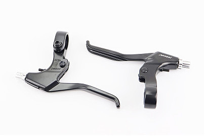 Гальмівні ручки, алюмінієві, чорні 482D