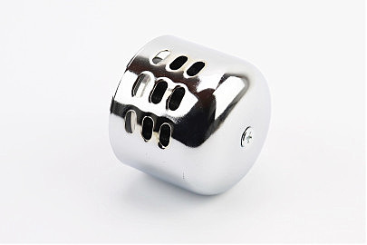 Фильтр воздушный нулевой 35/42мм, прямой "ХРОМ"