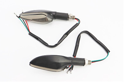 Поворот диодный на гибкой ножке + стоп сигнал/габарит LED ЛОДОЧКА, 2шт