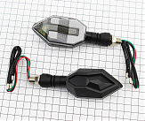 Поворот діодний на гнучкій ніжці + стоп сигнал / габарит LED СТРЕЛА тип 3 