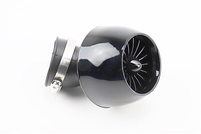 Фильтр воздушный нулевой 33мм 45град. "ТУРБИНА" черный