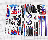 Наклейки набір 35шт 