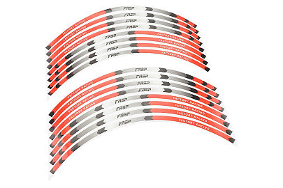 Наклейка светоотражающая на 2 диска колеса 18" к-кт РАЗНОЦВЕТНЫЕ