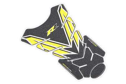 Наклейка защитная на бак топливный "RACING", желто-черный