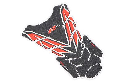 Наклейка защитная на бак топливный "RACING", красно-черный