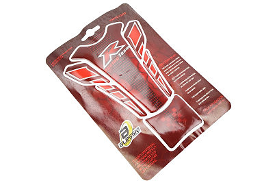 Наклейка защитная на бак топливный "RACING TEAM", красно-черный YG003