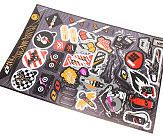 Наклейки на планшеті 