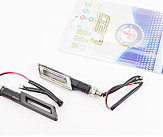 Поворот діодний LED ТОНКИЙ з отвором, 2шт