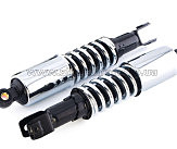 Амортизаторы (пара) МТ, ДНЕПР 350mm, регулируемые (хром) NDT