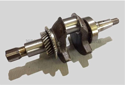 Коленвал м/б 177F (9Hp) (под шлицы, ?25mm) (c шестернями и подшипником) DIGGER