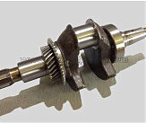 Коленвал м/б 177F (9Hp) (под шлицы, ?25mm) (c шестернями и подшипником) DIGGER