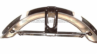 Крыло Alpha переднее (хром) KOMATCU (mod.A)