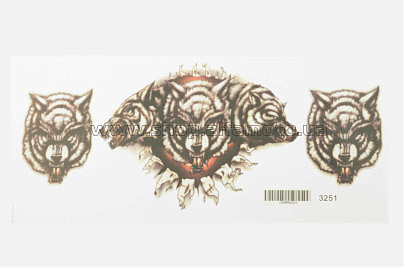 Наклейки (набор) WOLF (34х16см) (#3251)