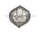 Наклейка декор SKULL (9х9см) (#0056)