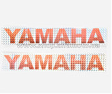 Наклейки (набор) YAMAHA (30х5см, красные) (#6998C)