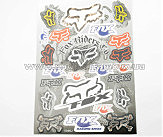 Наклейки (набор) спонсор FOX (32х24см) (#5996J)