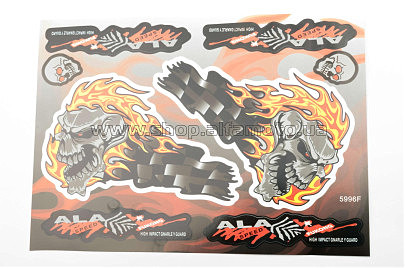 Наклейки (набор) SKULL (32х23см) (#5996F)