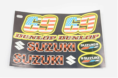 Наклейки (набор) спонсоры, мультибренд (#5931)