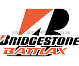 Наклейка логотип BRIDGESTONE (12х8см) (#0589)