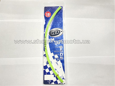 Наклейка на колесо 18 (зеленая,светоотражающая) GJCT