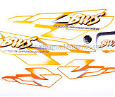 Наклейки (набор) BWS (оранжевые) (#7311)