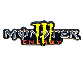 Наклейка MONSTER (14х4.5см) MODEL 2