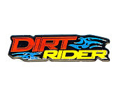 Наклейка DIRT RIDER (13х3.5см)