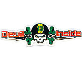 Наклейка DEVIL INSIDE (14х5см)