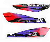 Наклейки (набор) Yamaha JOG ZR (30х7см 3шт) (#0621)