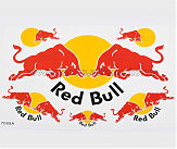 Наклейки (набор) спонсор RED BULL (27х17cм) (#7069A)