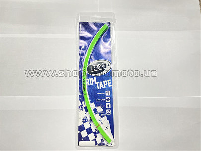 Наклейка на колесо 17 (зеленая, светоотражающая) GJCT