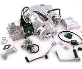 Двигатель Delta, Activ 110cc (МКПП 152FMH) (+карбюратор, коммутатор, катушка зажигания) JING