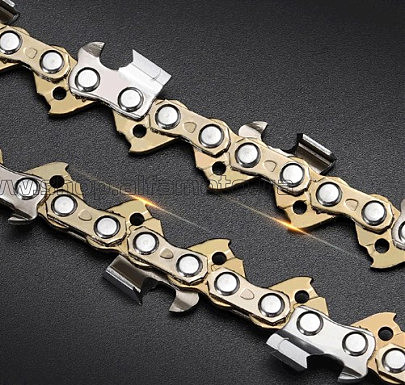 Цепь пильная 3/8, 1.3mm, 52зв, RS, под шину 14 (35см) для Partner 350-401 (золотая) MECH