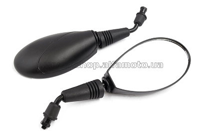 Зеркала ZX-2444 (черные) KOMATCU