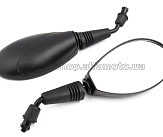 Зеркала ZX-2444 (черные) KOMATCU