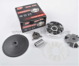 Вариатор передний 4T GY6 50 (палец, щека, храповик, крыльчатка) JH